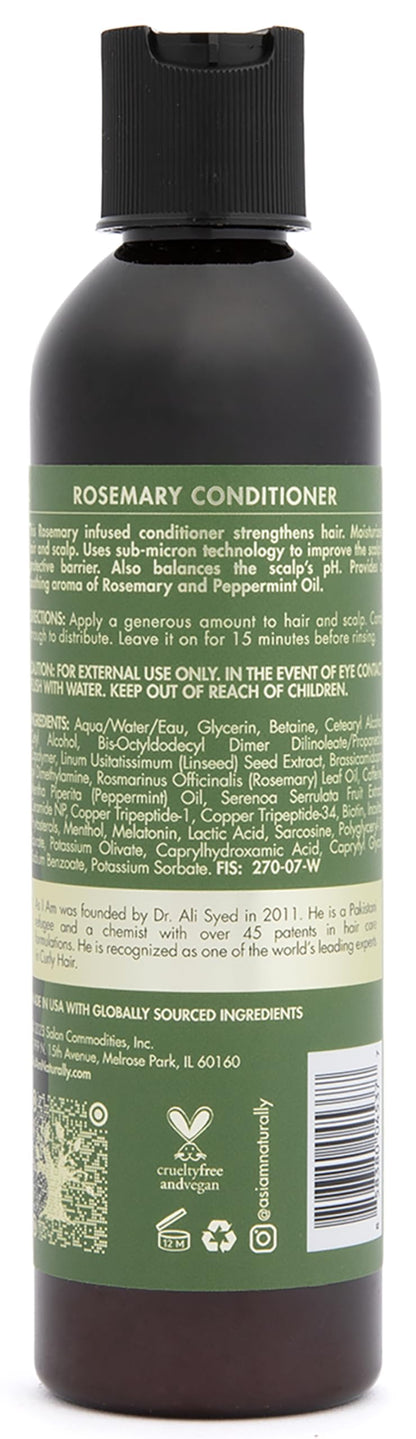 As I Am Rosemary Conditioner 8 oz