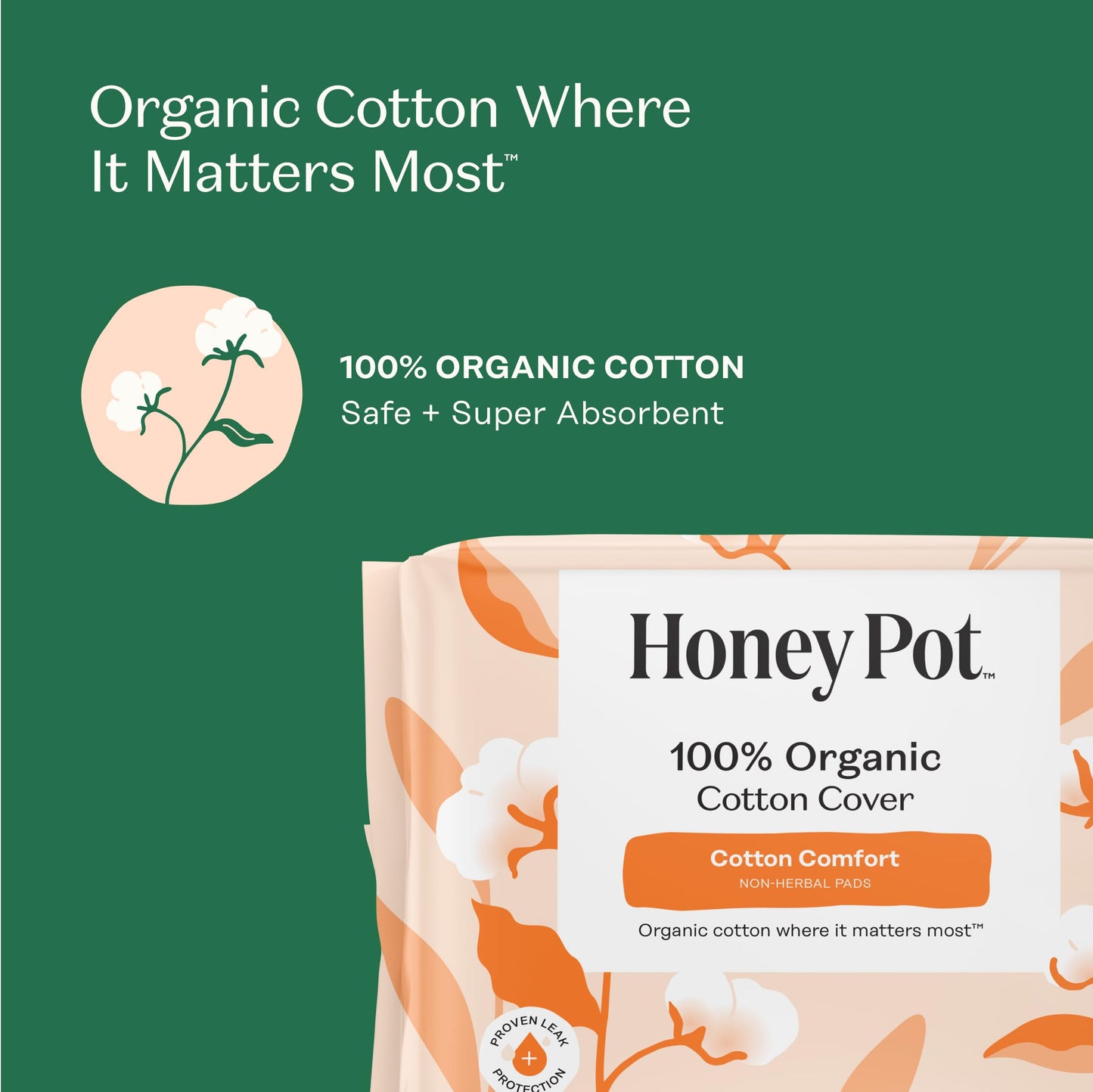 The Honey Pot Company - Pads - 16 ct