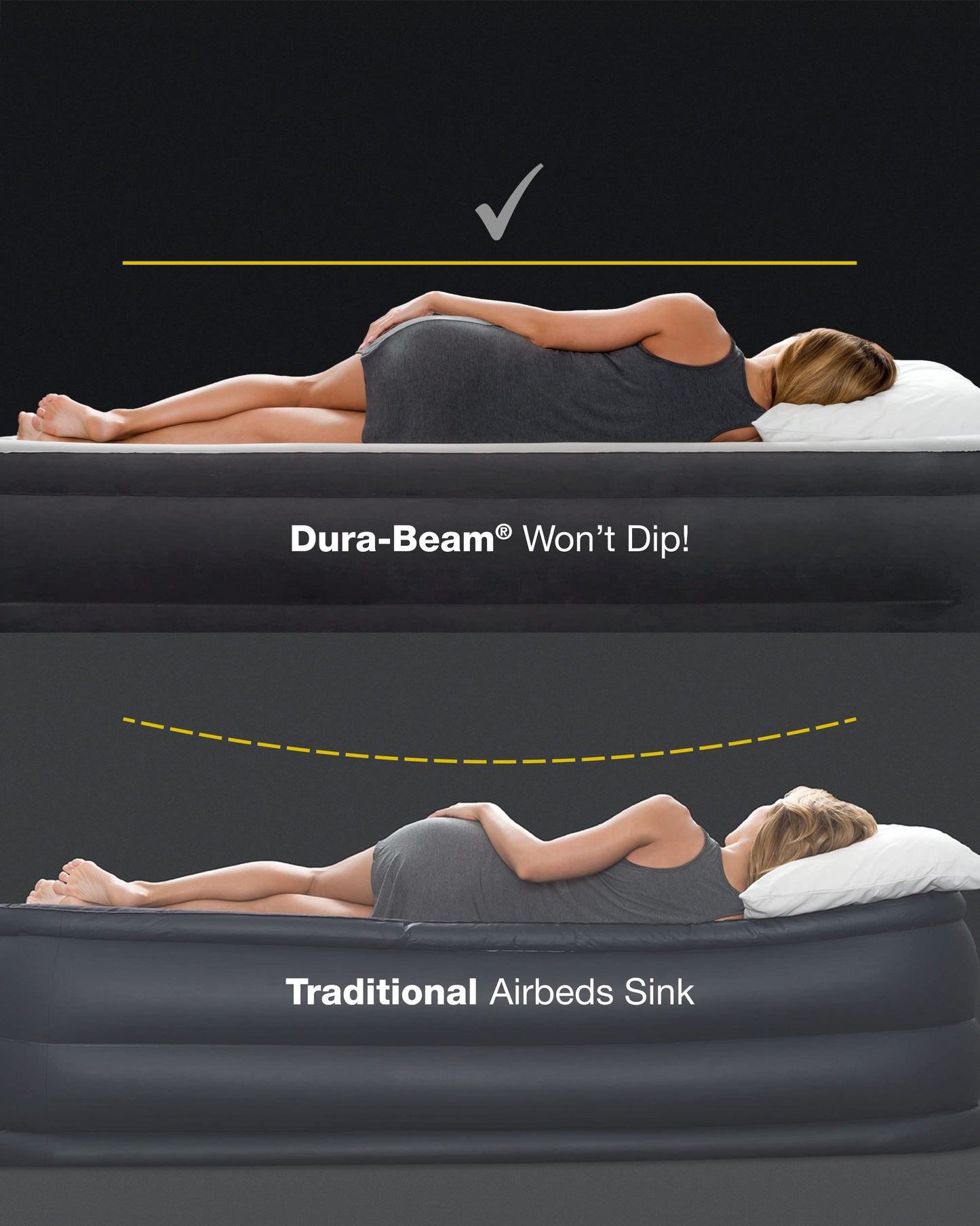 Intex 64758E Dura-Beam Standard Downy Air Mattress - Pump Sold Separately
