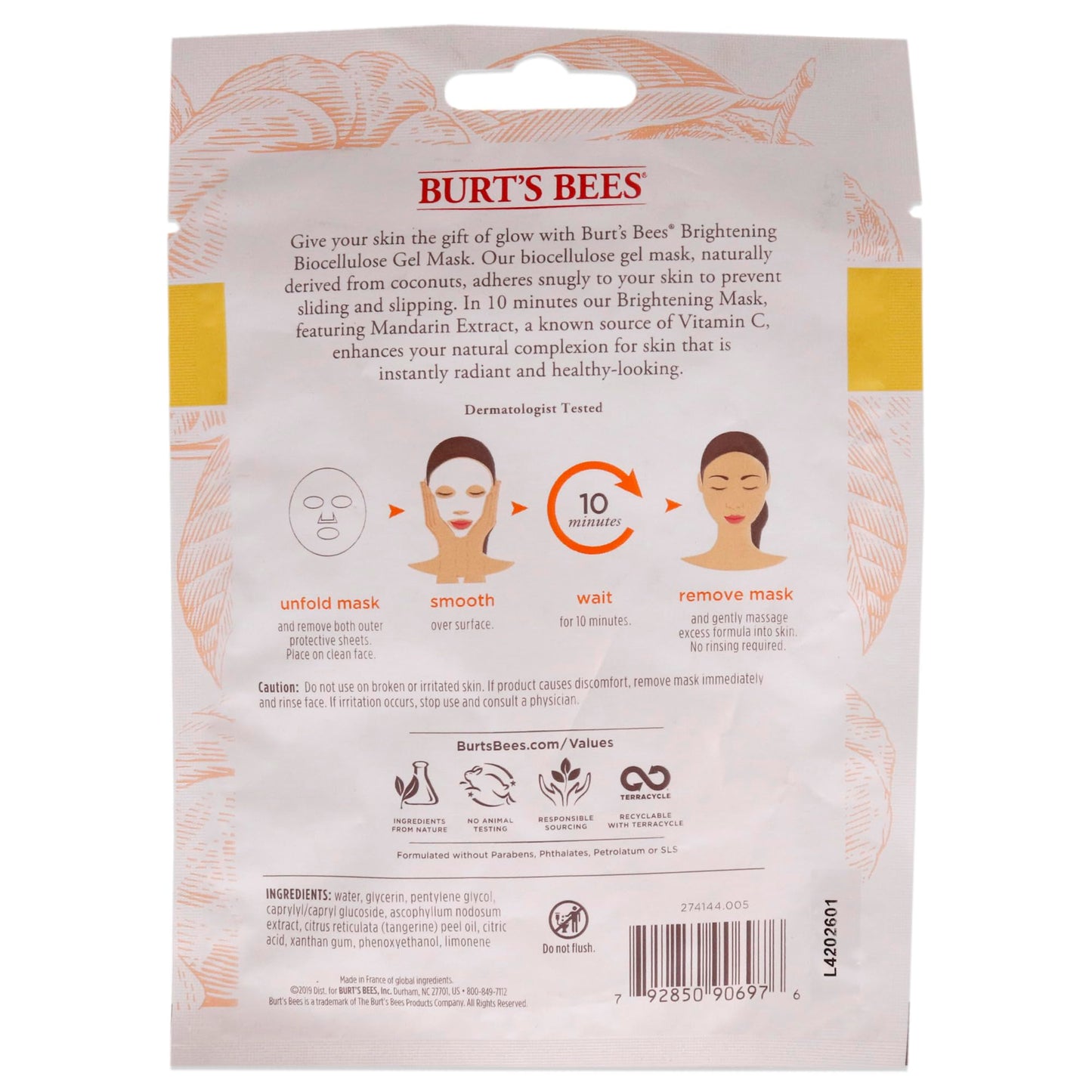 Burt's Bees Brightening Gel Mask