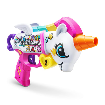 ZURU XSHOT Blastercorn Unicorn Blaster with 16 Darts