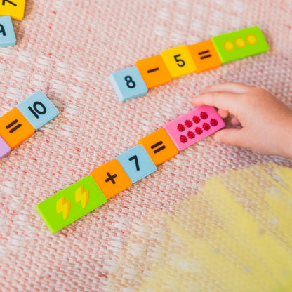 Educational Insights Math Dominoes Addition & Subtraction