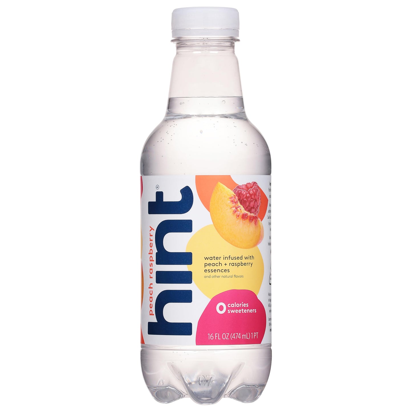 Hint, Peach Raspberry Water, 16 Fl Oz