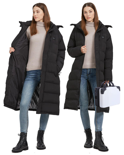 Size Large Women's Heated Jacket with Battery Pack