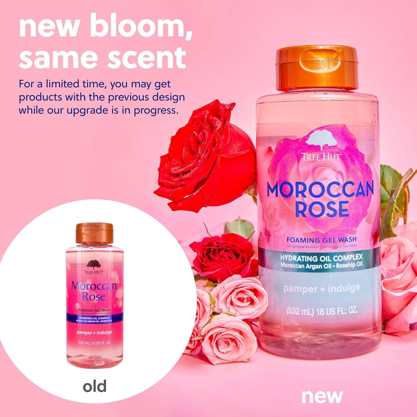 Moroccan Rose Foaming Gel Body Wash