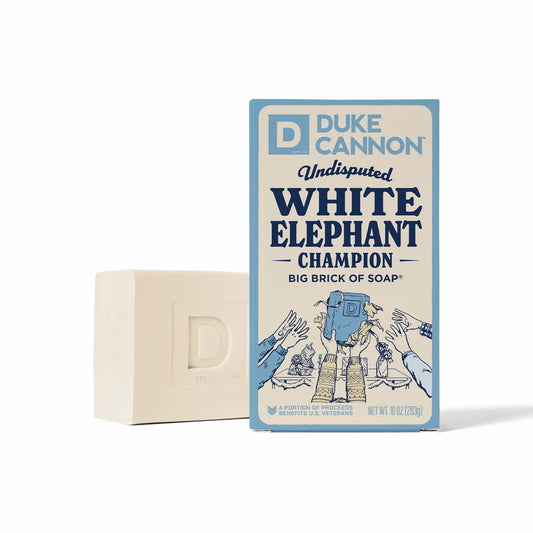 Duke Cannon White Elephant Bar Soap 10 oz