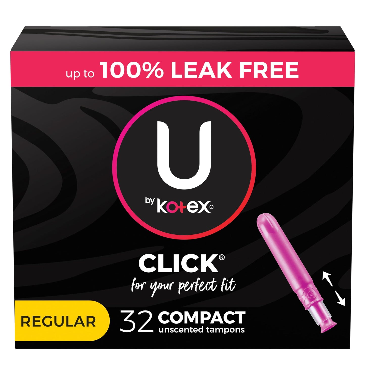 U by KotexTampons, Regular Absorbency, 32 Count