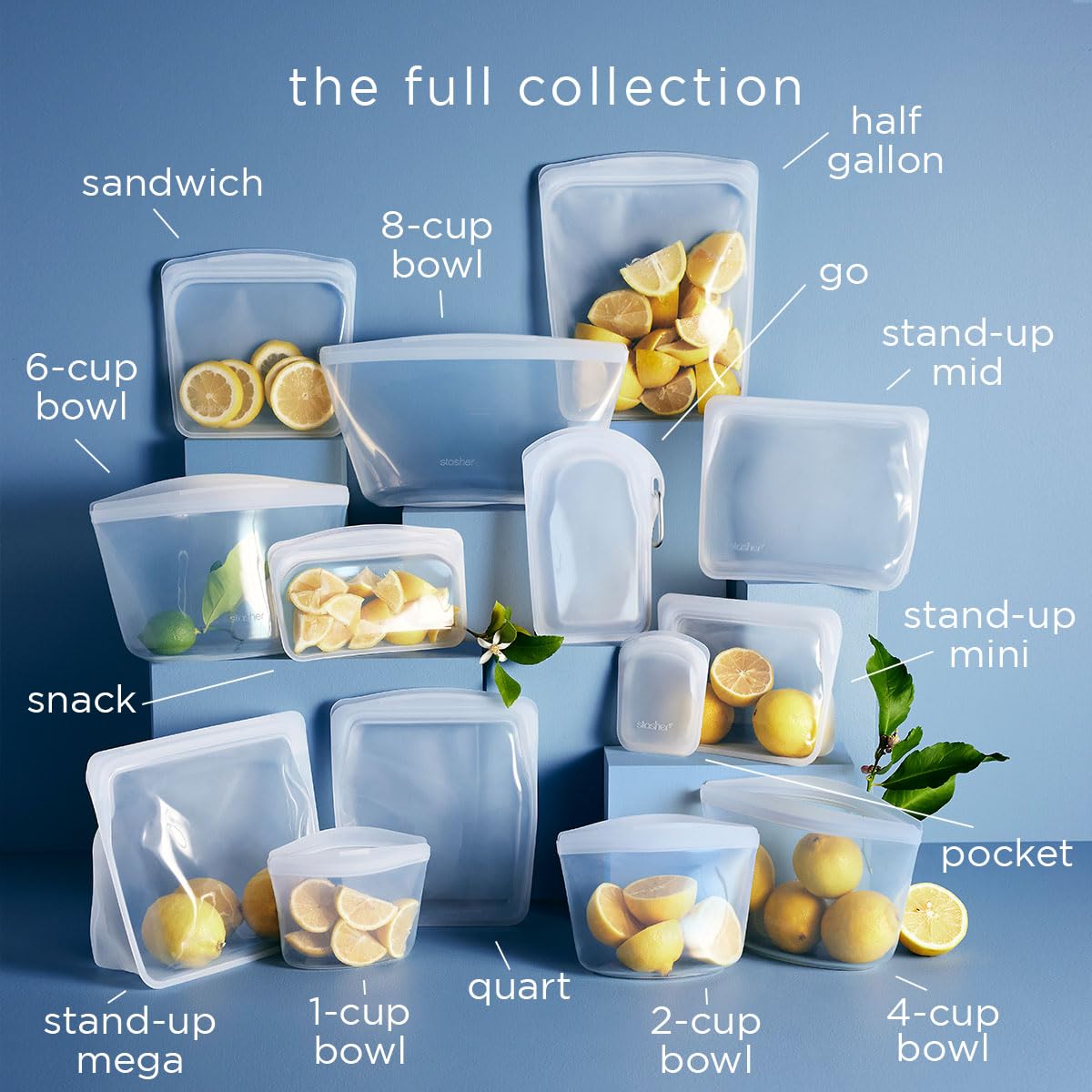 Silicone Reusable Food Storage Bowl