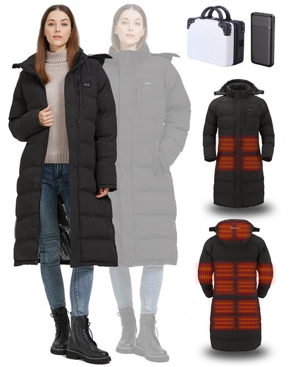 Size Large Women's Heated Jacket with Battery Pack