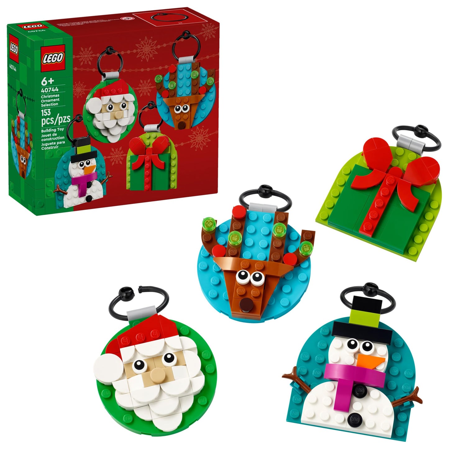 LEGO Christmas Ornament Selection Building Toys (Damaged Packaging)