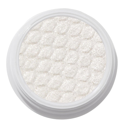 ColourPop Super Shock Shadow - High-Pigment, Cr me-Powder Eye Makeup - Single Glitter Eyeshadow with Minimal Fallout and Unique Bouncy Texture - Metallic Icy White Eyeshadow - Tassel (0.07 oz)