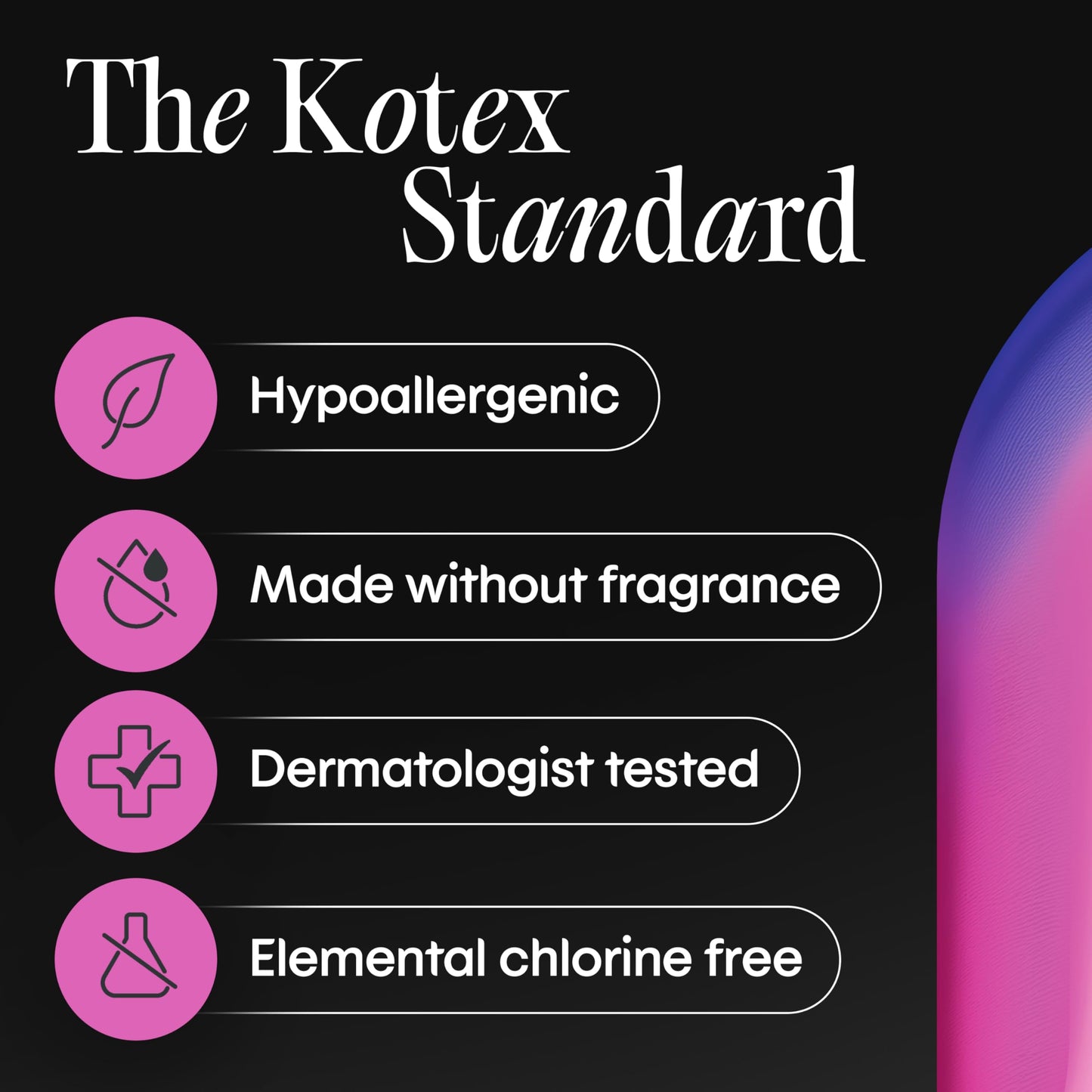 Kotex , Heavy Absorbency, 46 Count (Packaging May Vary)