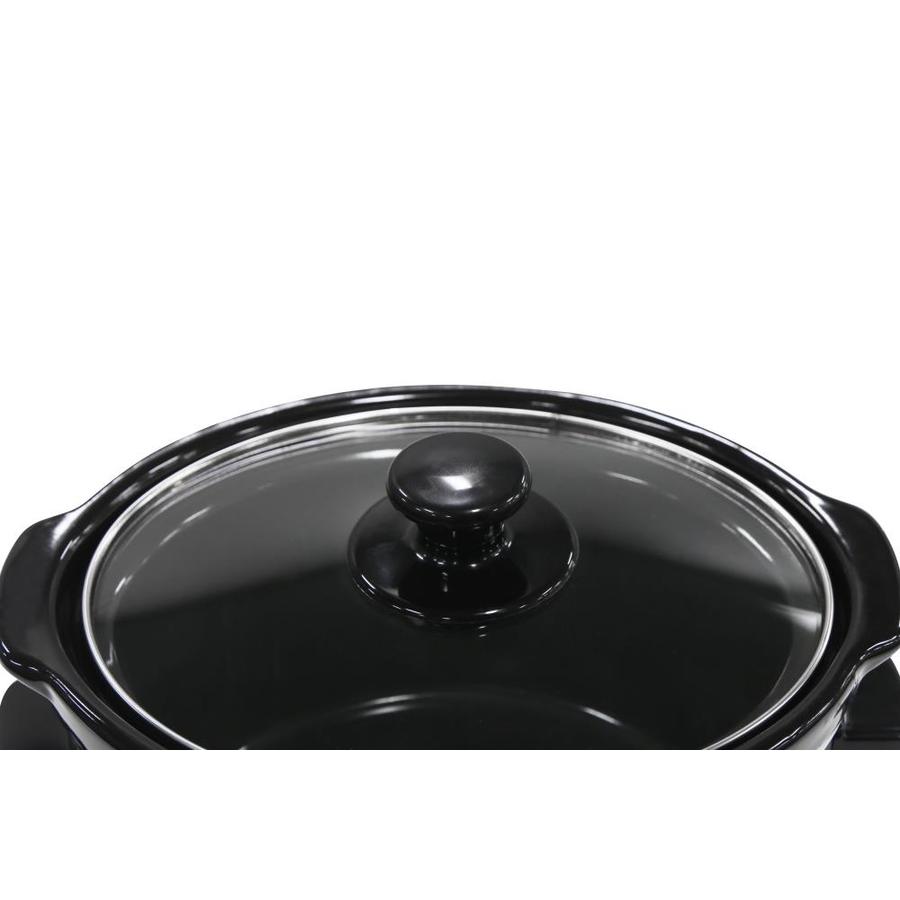 Elite Platinum 8.5-Quart Stainless Steel Round Slow Cooker *Open & Damaged Box All Pieces Intact*