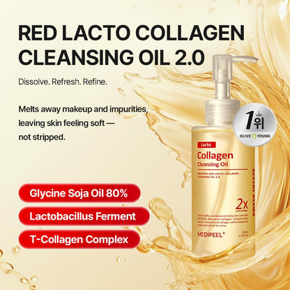 MDP+ Red Lacto Collagen Cleansing Oil 6.76 oz