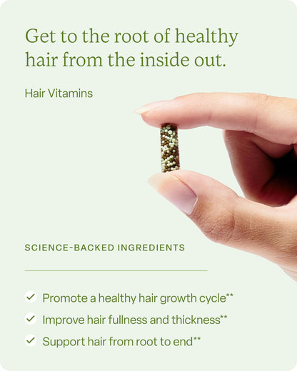 Divi Healthy Hair Bundle: Scalp Serum 1 fl oz and Hair Vitamins, 30-Day Supply