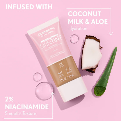 COVERGIRL Clean Fresh Nourishing Skin Tint Dewy Finish