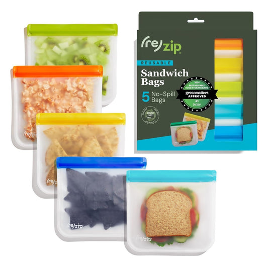 5-pack Reusable Sandwich Bags