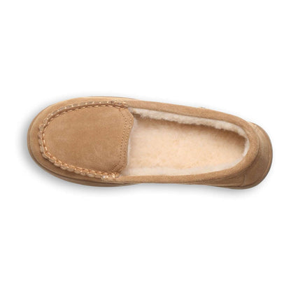 Women's 6 M Bearpaw Angel Plush Lined Moccasin Slippers