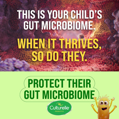 Culturelle Daily Probiotic for Kids + Veggie Fiber Gummies (Ages 3+) 30 Count Berry Flavor - Probiotics for Digestive Health & Immune Support Plus Vitamin C Kids Boost *Exp 12/25*