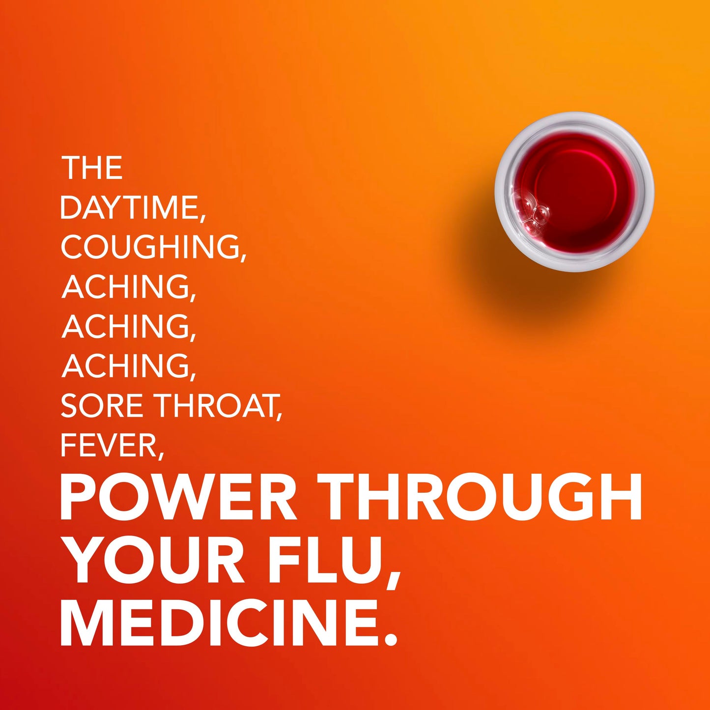 DayQuil Intense Flu Warming Syrup EXP 08/27
