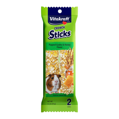 Vitakraft Crunch Sticks Guinea Pig Treat Honey 2ct (Exp. 05/13/2027)