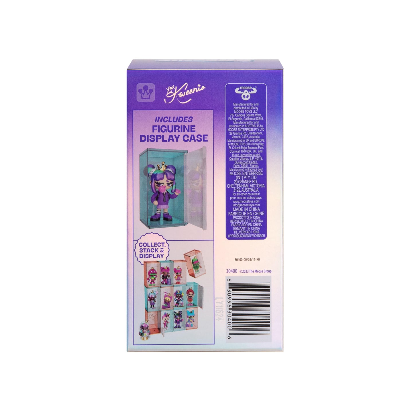 XOX KWEENIE Fearless Kweens Series Premium Figurine and Display Case