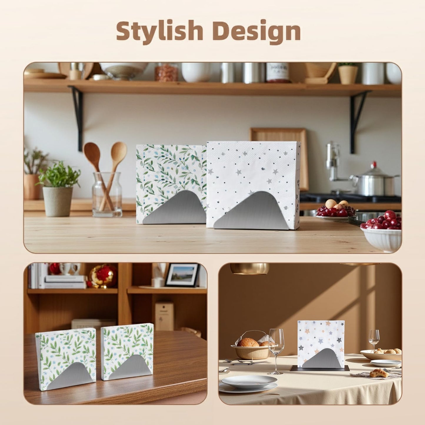 Avolander 2 Pack Napkin Holder for Table