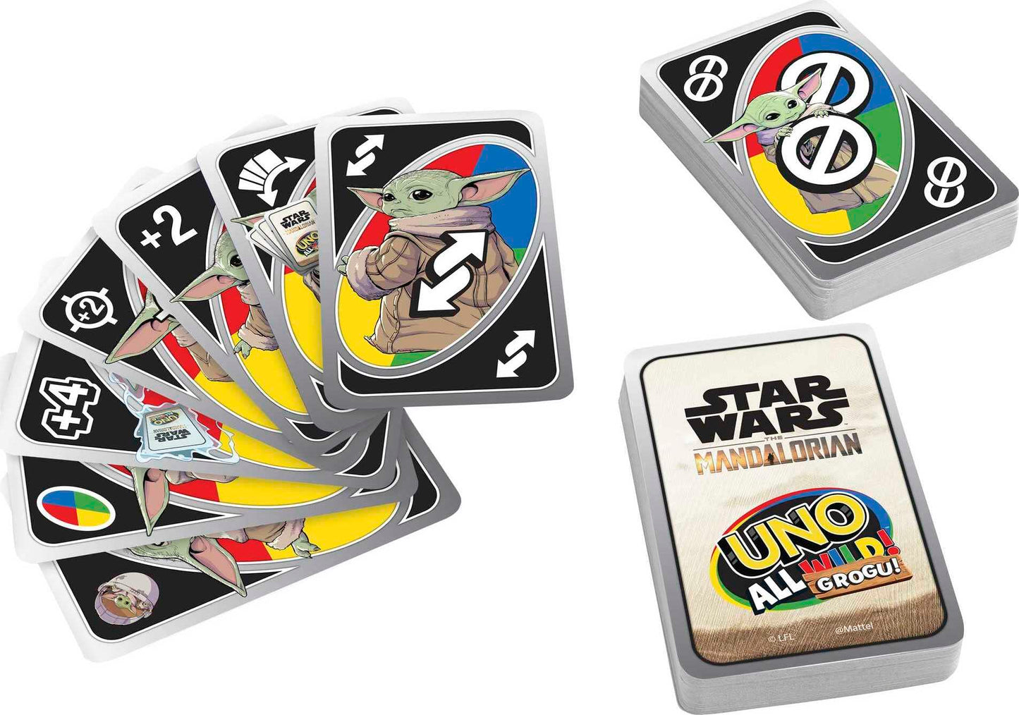 Mattel Games UNO The Mandalorian All Wild