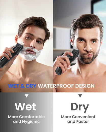 FERRISA Vacuum Beard & Mustache Trimmer