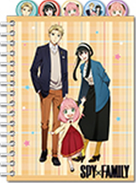 Great Eastern Entertainment Spy X Family - Character Group #2 Tabbed Notebook