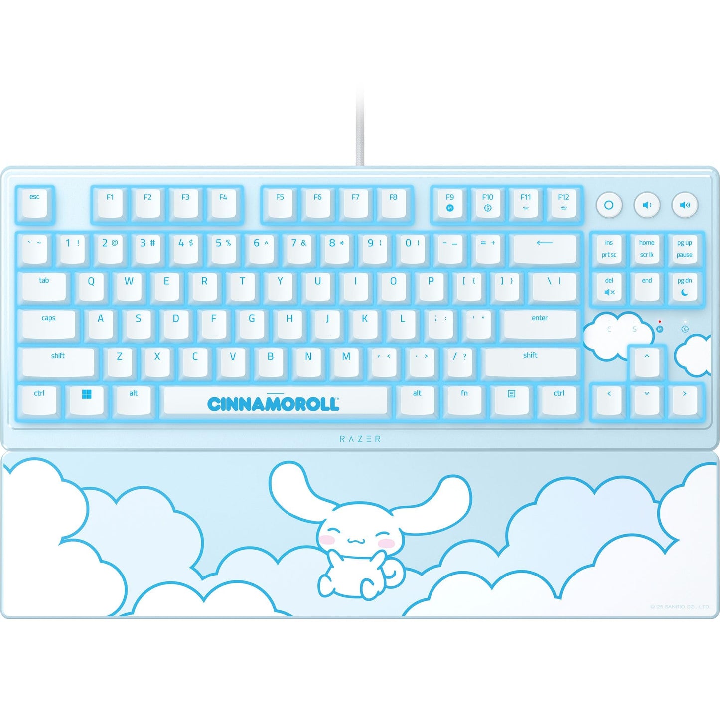 Razer Ornata V3 TKL Gaming Keyboard, Low-Profile Keys, Cinnamoroll Edition