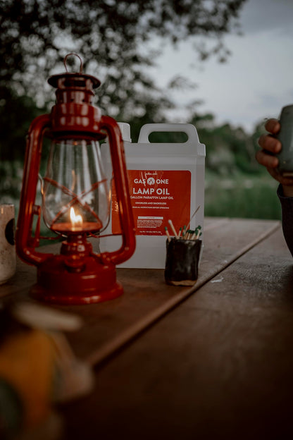 GasOne Liquid Paraffin Lamp Oil – 1 Gallon (128oz)