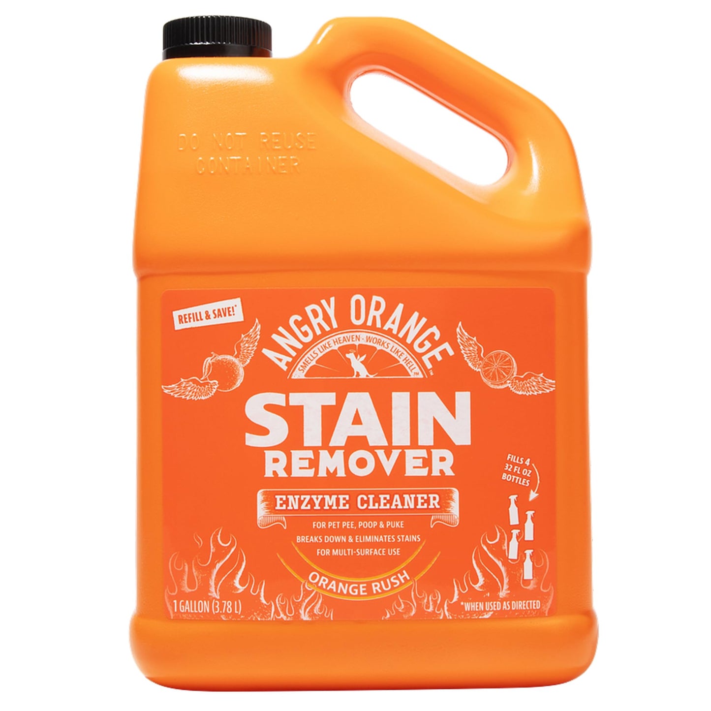 ANGRY ORANGE 1 Gal Enzyme Cleaner & Deodorizer 1 Gal