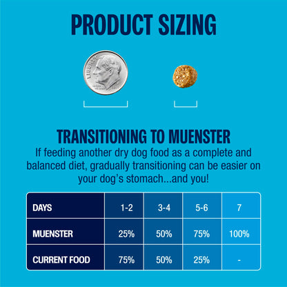Muenster Ancient Grains Ocean Fish Dog Food 22lb (Best By 09/10/2026)