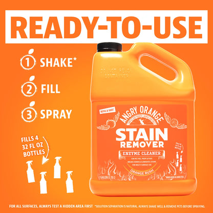 ANGRY ORANGE 1 Gal Enzyme Cleaner & Deodorizer 1 Gal