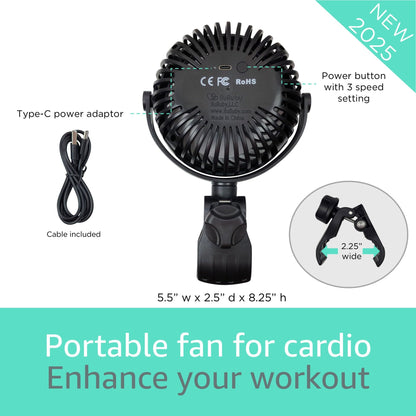 OEO Fan Compatible with Peloton Bike