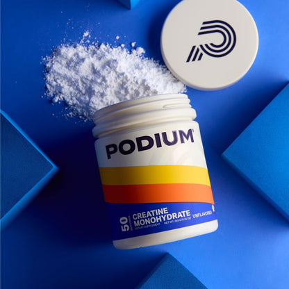 Podium Nutrition, Solos | Creatine Monohydrate, 50 Servings, Unflavored, Boost Athletic Performance *Exp 7/27*