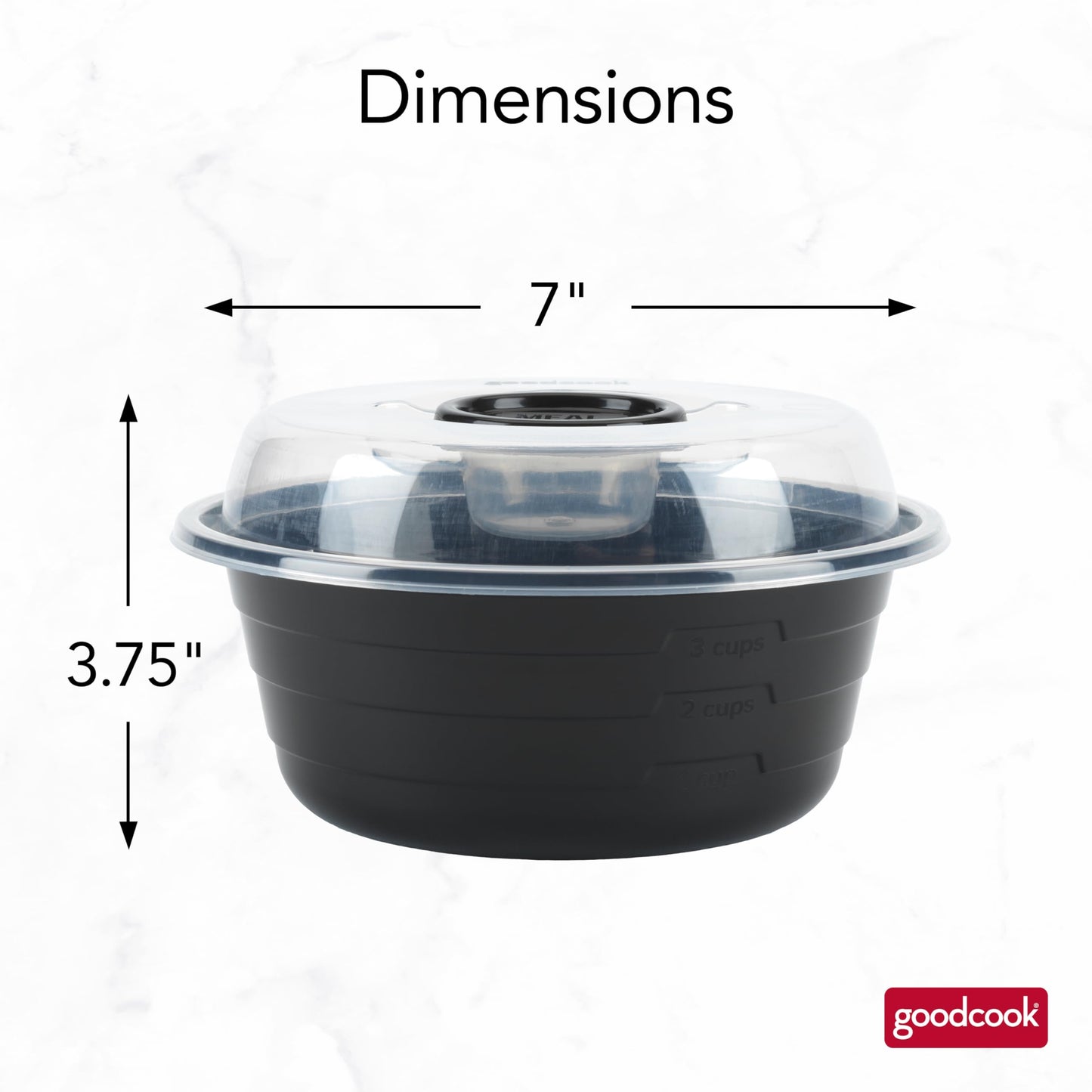 GoodCook 4-Cup Meal Prep Bowls Set 10 ct.