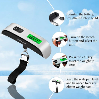 Luggage Scale, 110lb Luggage Weight Scale Color Chosen at Random