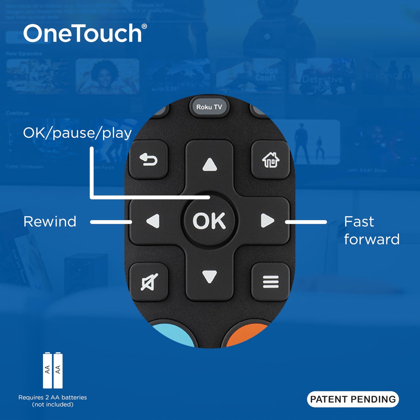 Philips BigEZ OneTouch Big Button Universal TV Remote, Easy to Use