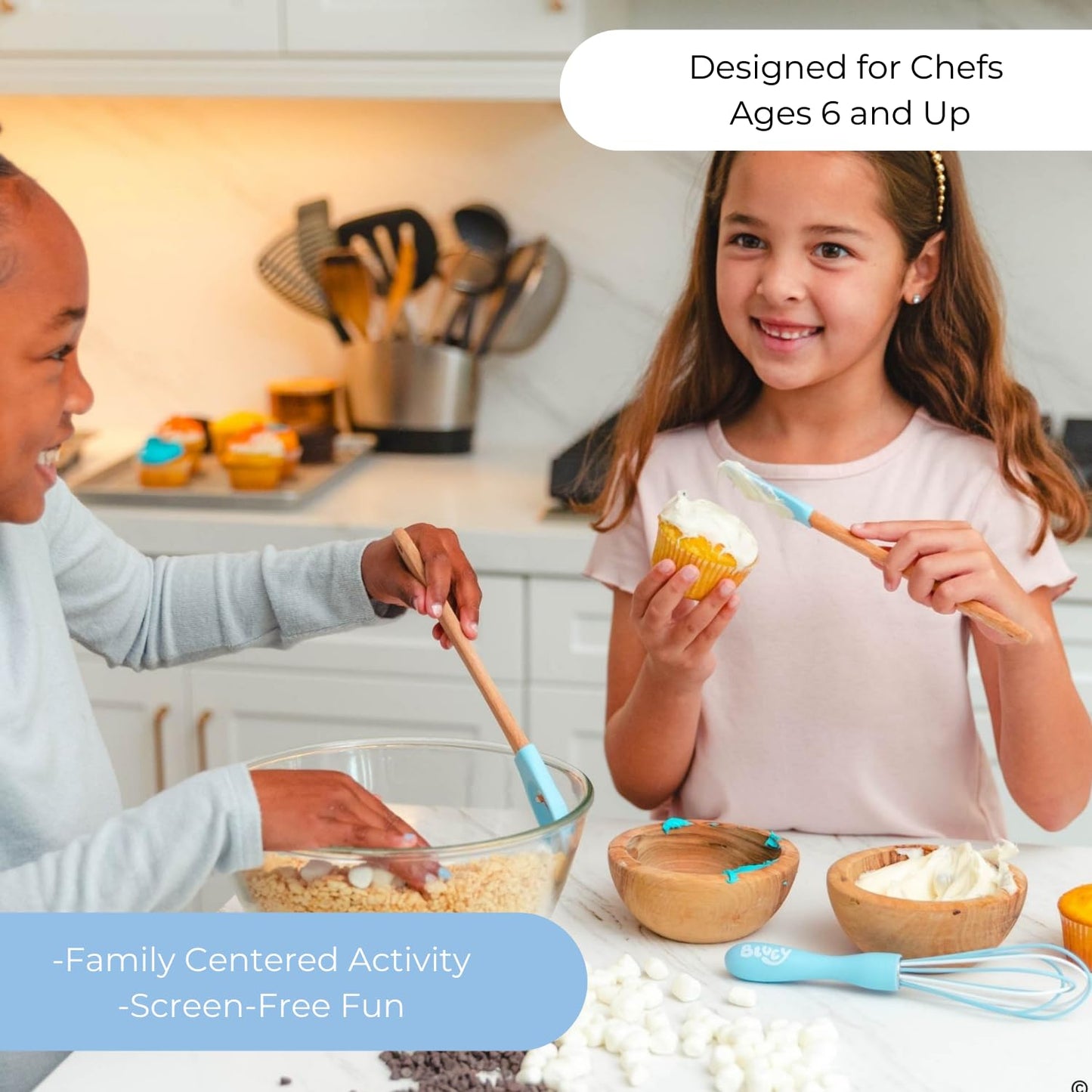 Handstand Kitchen Bluey Silicone Baking Utensil Set
