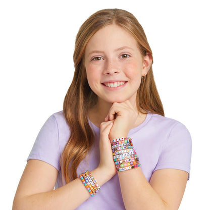 Make It Real: Say Yes! Alphabet Bead Bracelet Set