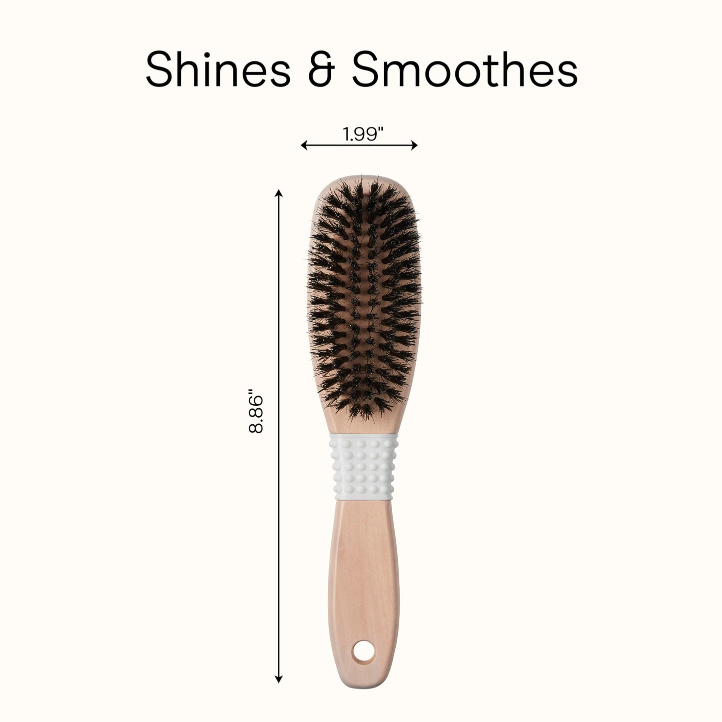 Conair Ceramic Wood All-Purpose Boar Hairbrush