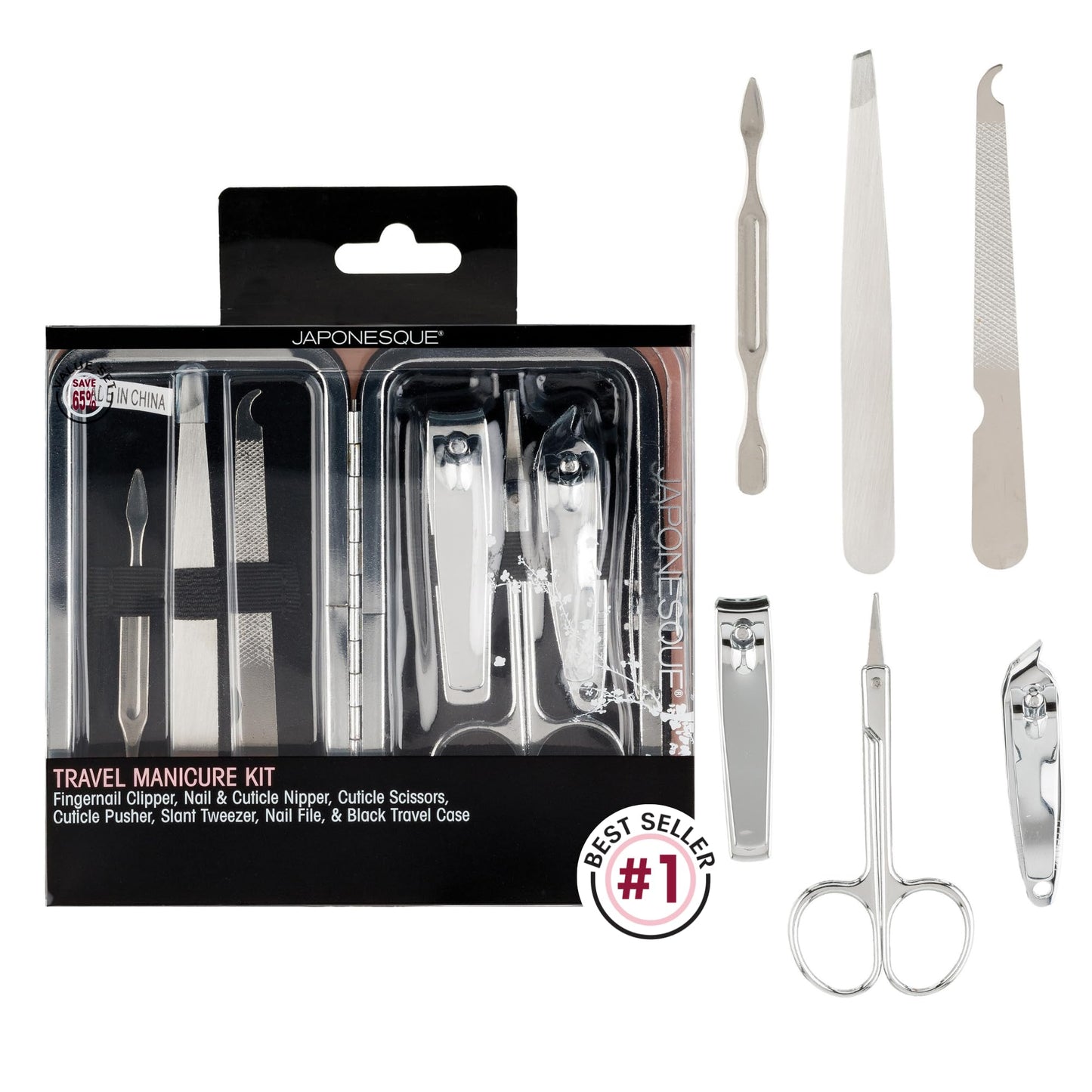 Travel Manicure Kit – 6-Piece Nail Tool Set