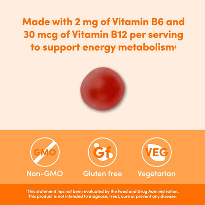 Amazon Elements - B-Complex, Supports Immune and Normal Energy Metabolism, 70 Gummies, 70-Day Supply, Vegan, Adult, Non-GMO (Previously Revly) *Exp 11/25*