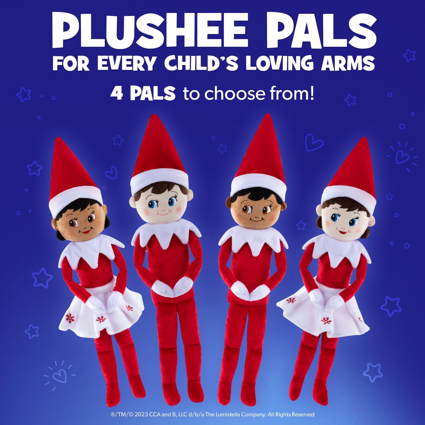 The Elf on the Shelf Plushee Pals Boy Light Tone Elf