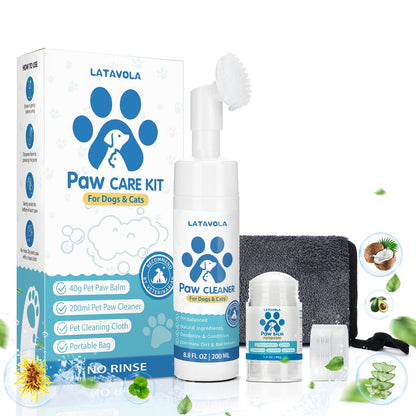 Dog Paw Cleaner Care Kit - Paw Cleaner for Dogs & Cats Small Large Medium Breed