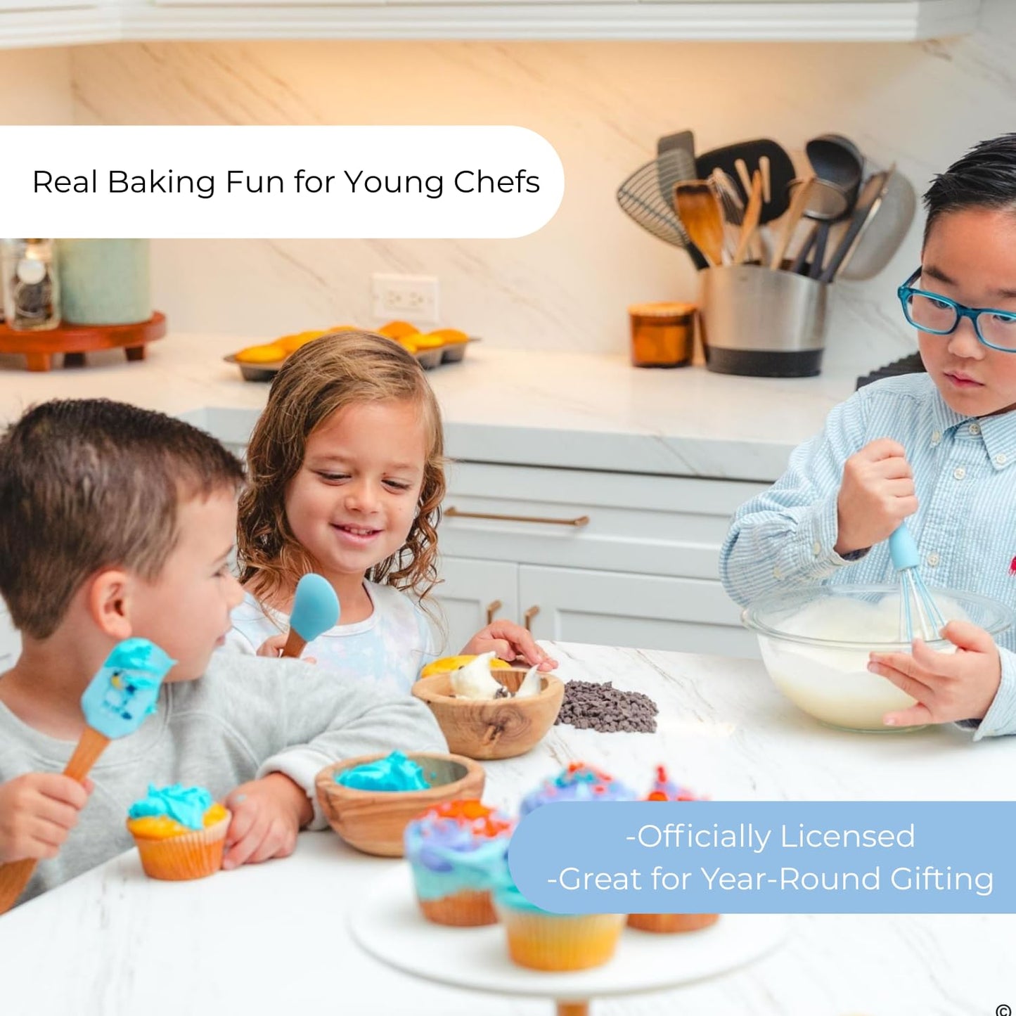 Handstand Kitchen Bluey Silicone Baking Utensil Set