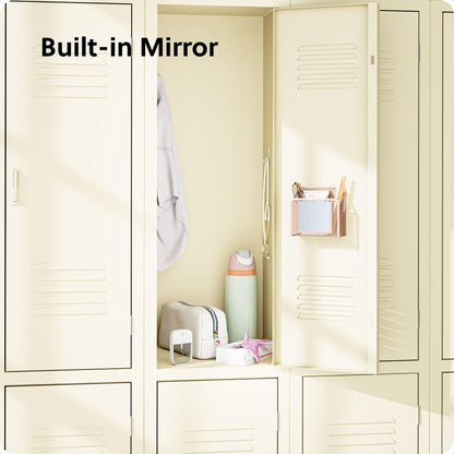 Peachy Pink Magnetic Locker Cup with Mirror