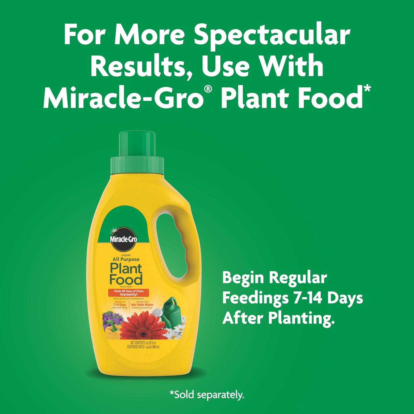 Miracle-Gro Quick Start Plant Solution 48 oz